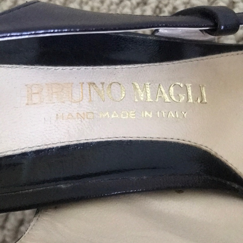 Bruno Magli black heals